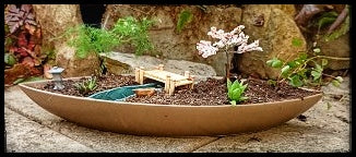 Japanese themed garden