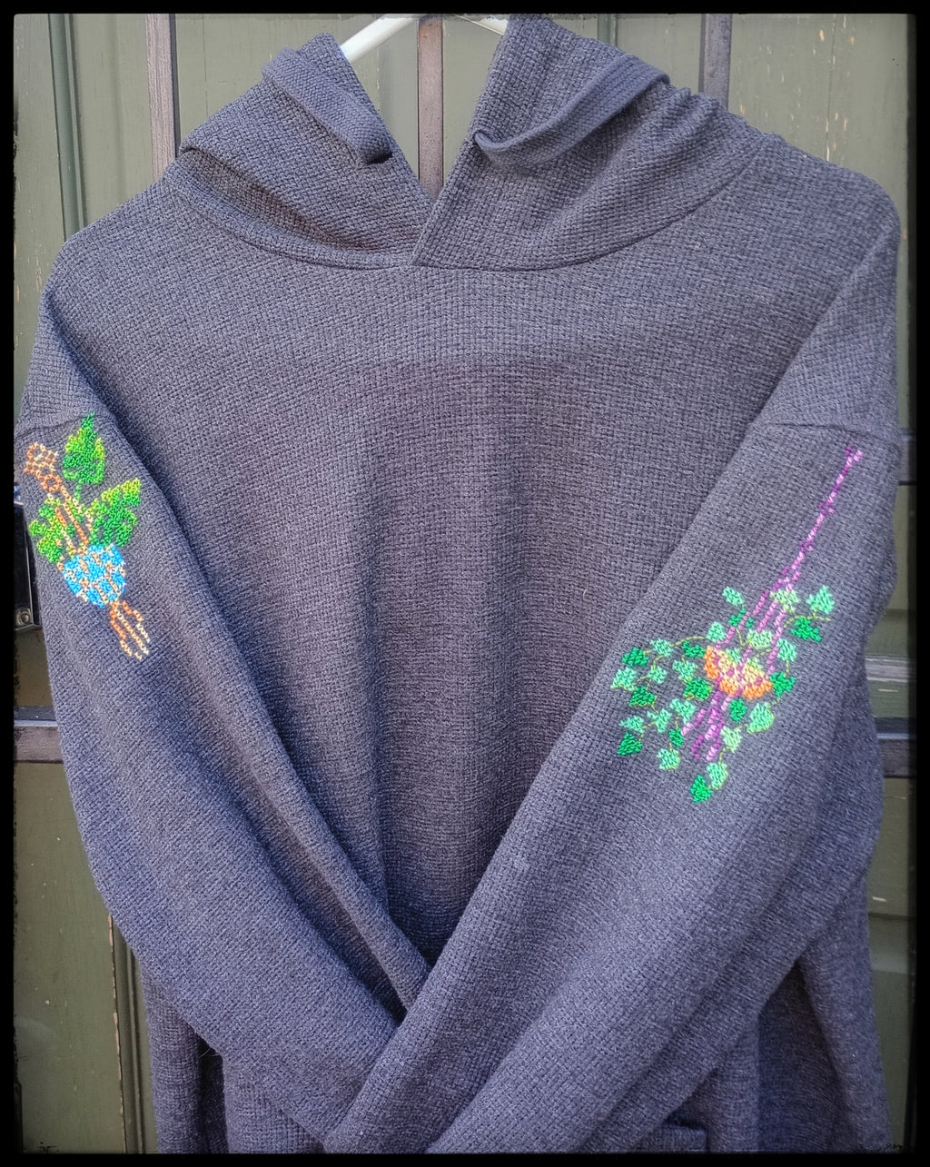 Embroidered hoodie