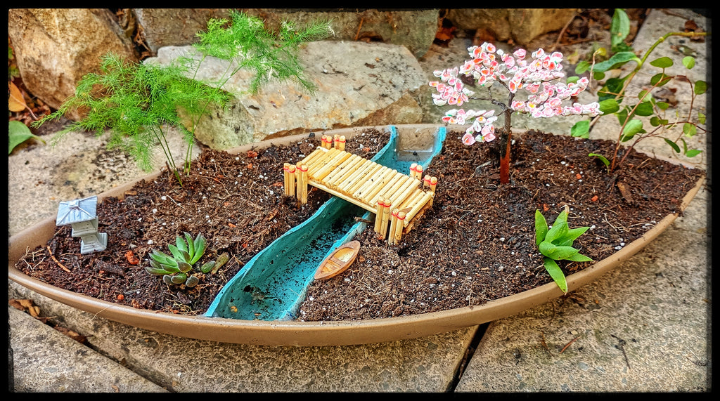 Japanese themed garden